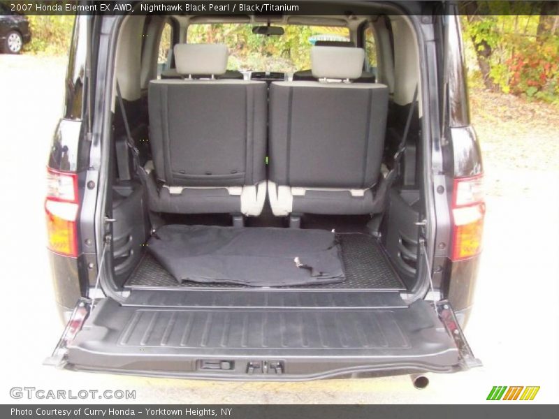 Nighthawk Black Pearl / Black/Titanium 2007 Honda Element EX AWD