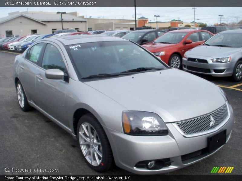 Quick Silver / Gray Sport 2011 Mitsubishi Galant SE