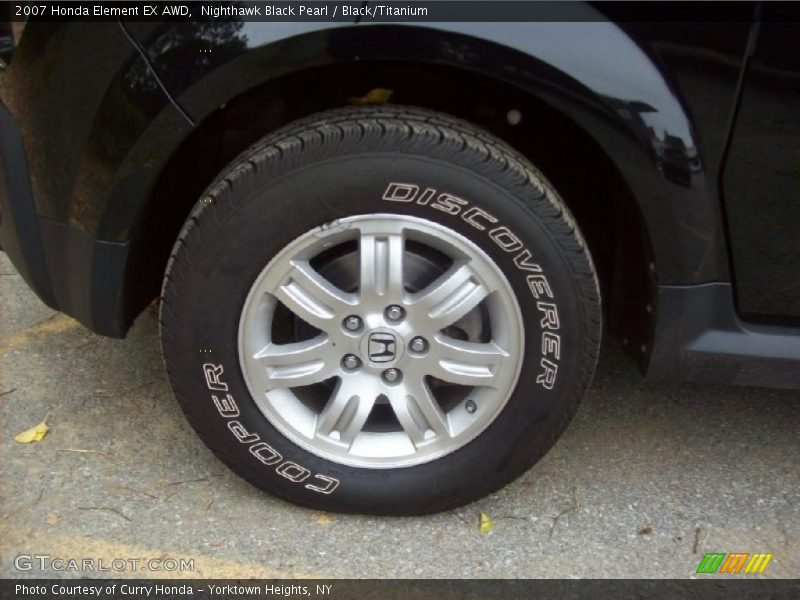 Nighthawk Black Pearl / Black/Titanium 2007 Honda Element EX AWD