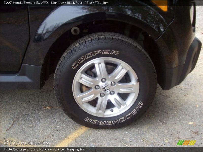 Nighthawk Black Pearl / Black/Titanium 2007 Honda Element EX AWD