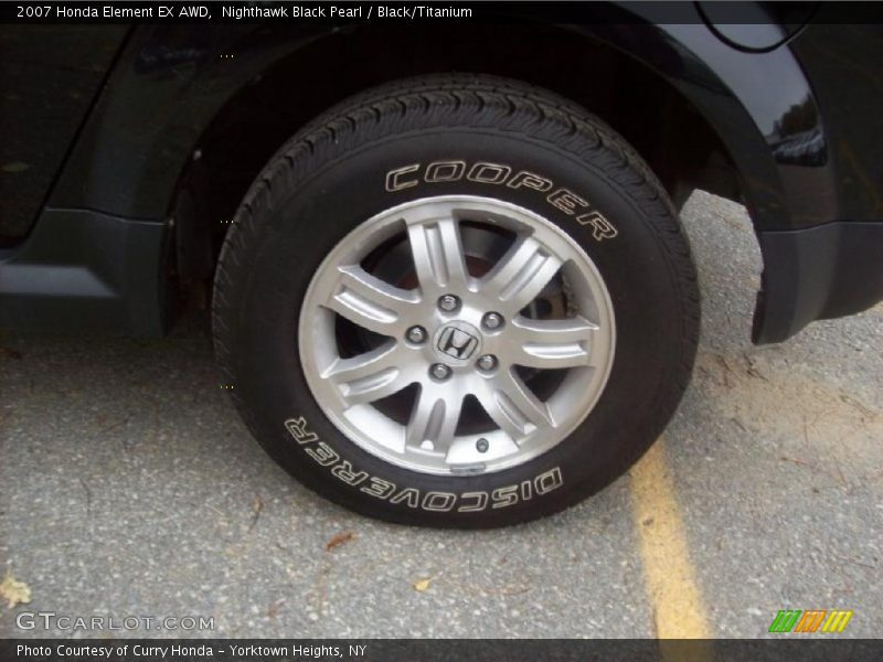 Nighthawk Black Pearl / Black/Titanium 2007 Honda Element EX AWD
