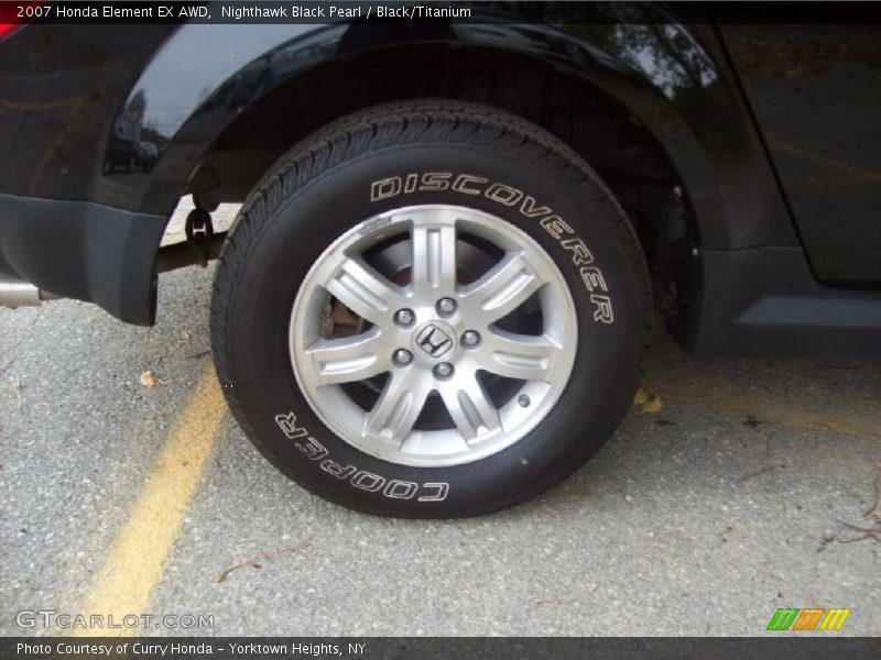 Nighthawk Black Pearl / Black/Titanium 2007 Honda Element EX AWD