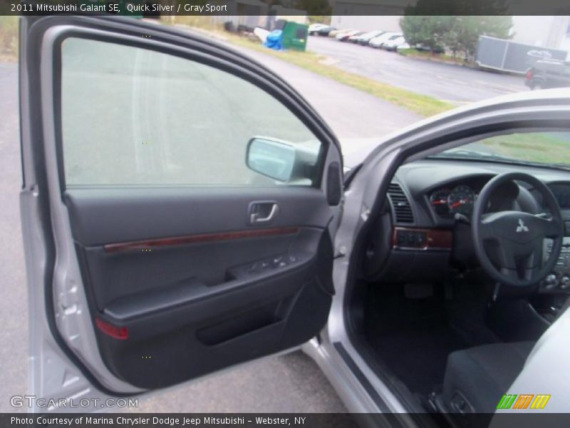 Quick Silver / Gray Sport 2011 Mitsubishi Galant SE