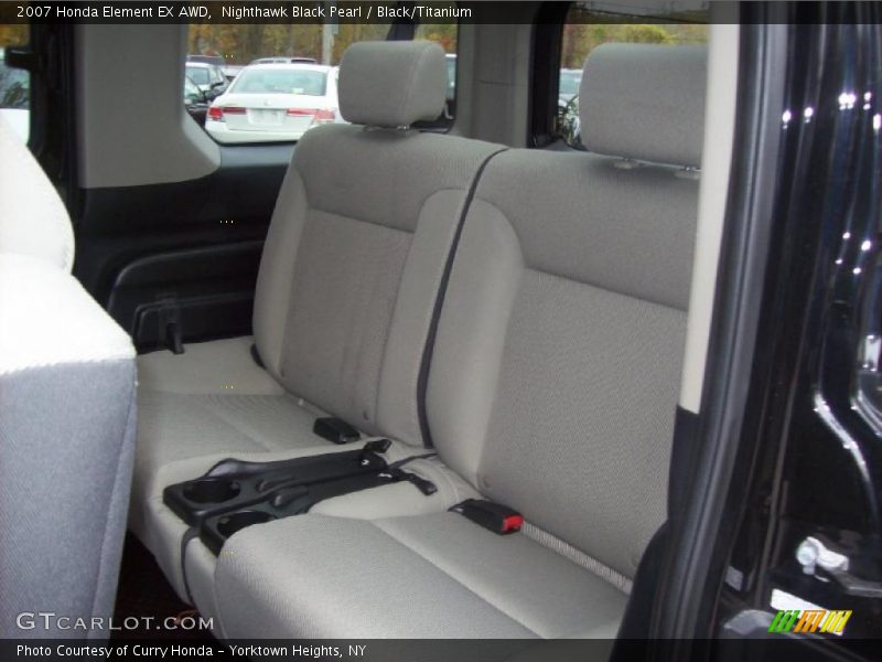 Nighthawk Black Pearl / Black/Titanium 2007 Honda Element EX AWD