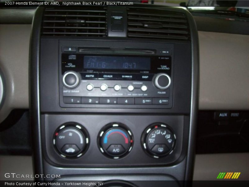 Nighthawk Black Pearl / Black/Titanium 2007 Honda Element EX AWD