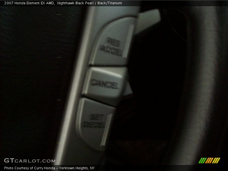 Nighthawk Black Pearl / Black/Titanium 2007 Honda Element EX AWD
