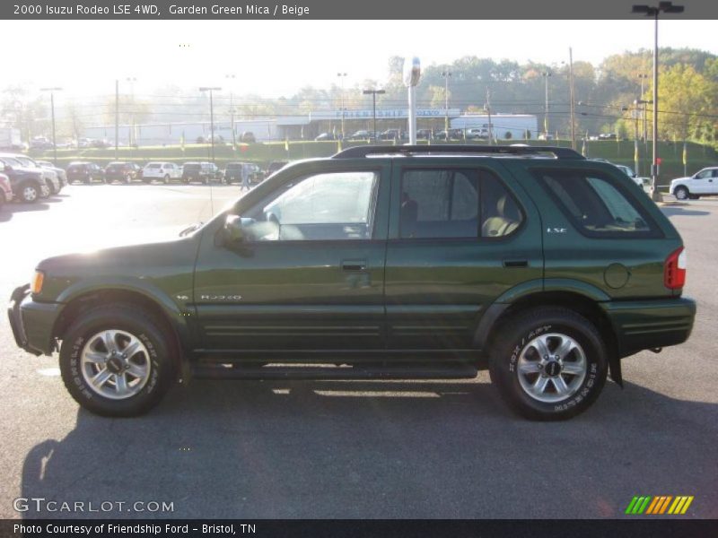 Garden Green Mica / Beige 2000 Isuzu Rodeo LSE 4WD