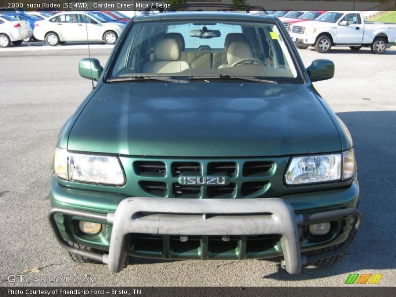 Garden Green Mica / Beige 2000 Isuzu Rodeo LSE 4WD