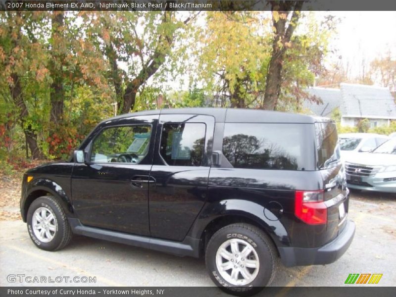 Nighthawk Black Pearl / Black/Titanium 2007 Honda Element EX AWD