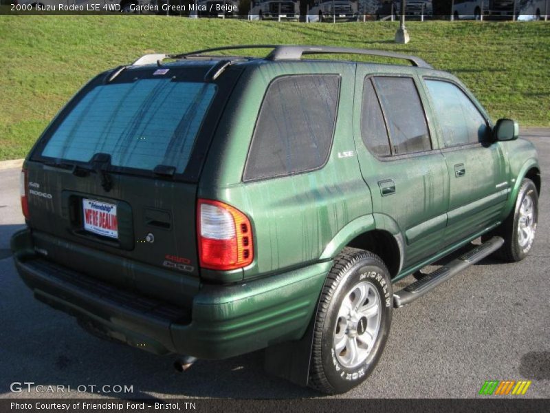 Garden Green Mica / Beige 2000 Isuzu Rodeo LSE 4WD