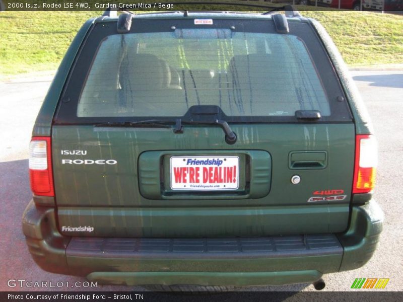 Garden Green Mica / Beige 2000 Isuzu Rodeo LSE 4WD