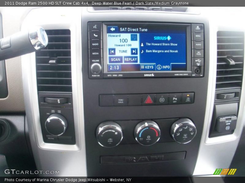 Controls of 2011 Ram 2500 HD SLT Crew Cab 4x4