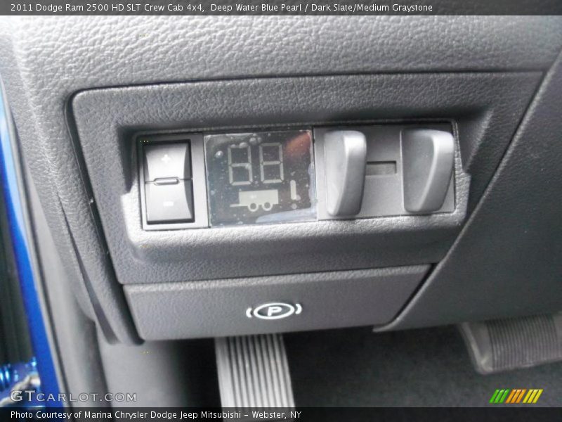Deep Water Blue Pearl / Dark Slate/Medium Graystone 2011 Dodge Ram 2500 HD SLT Crew Cab 4x4