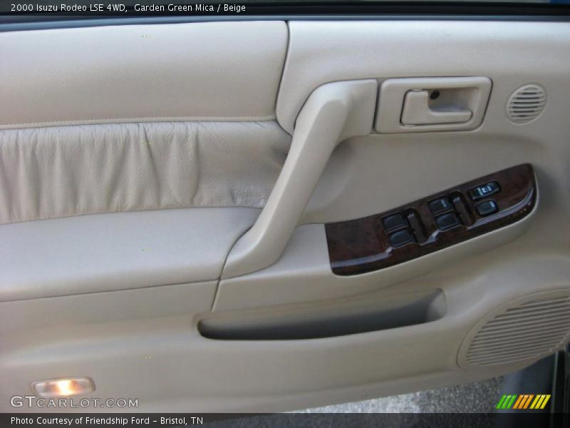 Garden Green Mica / Beige 2000 Isuzu Rodeo LSE 4WD