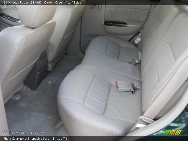  2000 Rodeo LSE 4WD Beige Interior