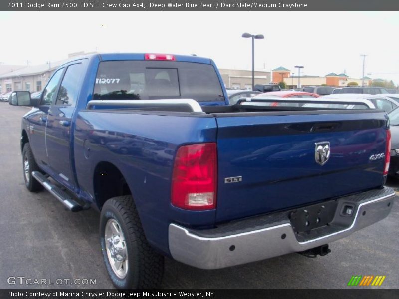Deep Water Blue Pearl / Dark Slate/Medium Graystone 2011 Dodge Ram 2500 HD SLT Crew Cab 4x4