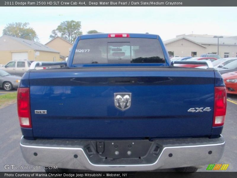 Deep Water Blue Pearl / Dark Slate/Medium Graystone 2011 Dodge Ram 2500 HD SLT Crew Cab 4x4
