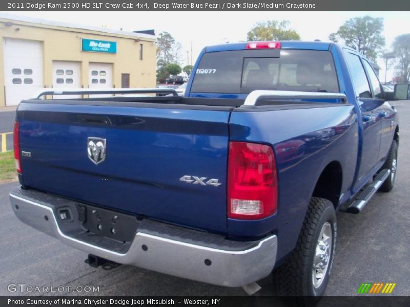 Deep Water Blue Pearl / Dark Slate/Medium Graystone 2011 Dodge Ram 2500 HD SLT Crew Cab 4x4