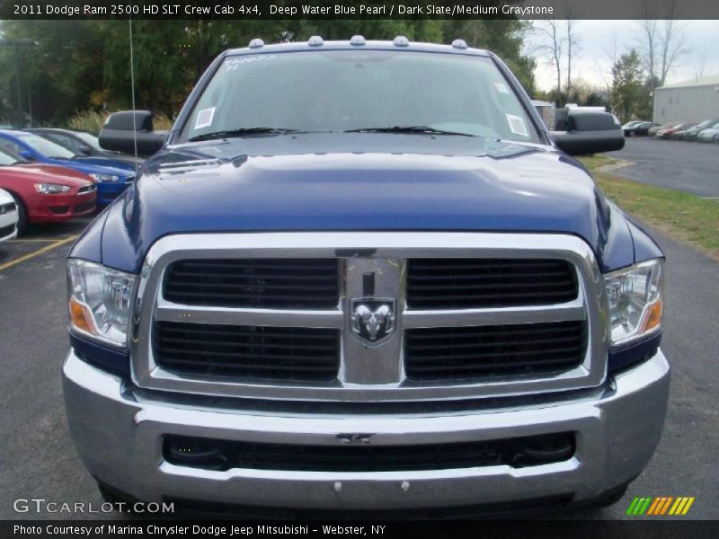 Deep Water Blue Pearl / Dark Slate/Medium Graystone 2011 Dodge Ram 2500 HD SLT Crew Cab 4x4