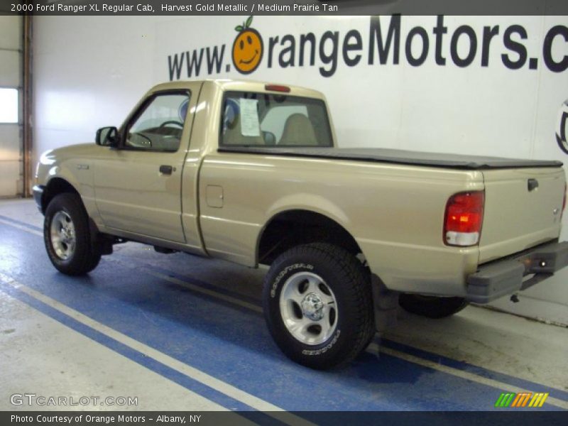Harvest Gold Metallic / Medium Prairie Tan 2000 Ford Ranger XL Regular Cab