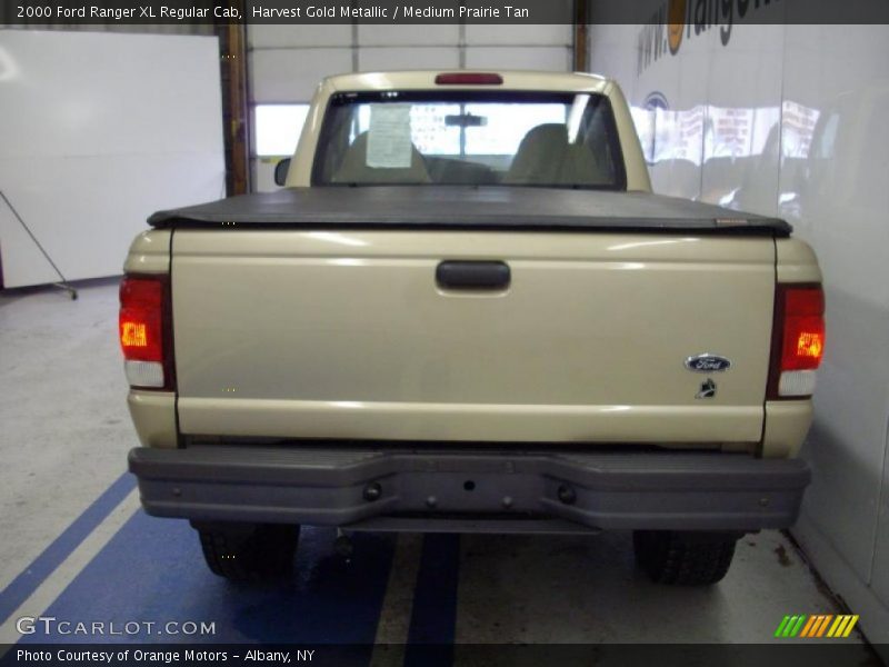 Harvest Gold Metallic / Medium Prairie Tan 2000 Ford Ranger XL Regular Cab