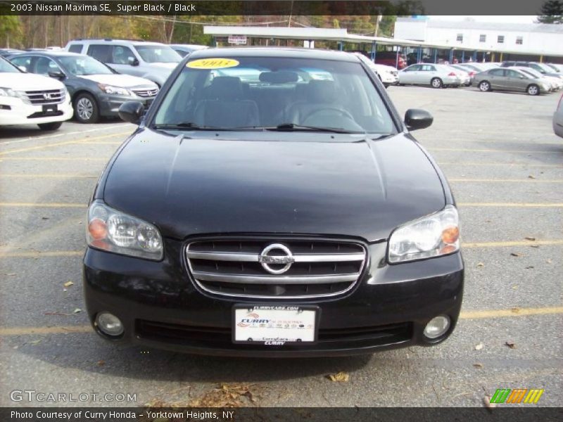 Super Black / Black 2003 Nissan Maxima SE