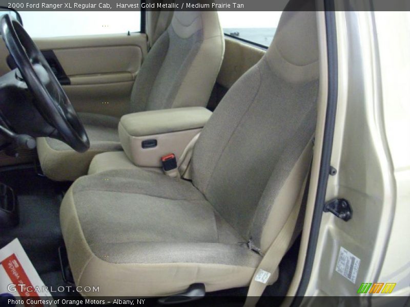 Harvest Gold Metallic / Medium Prairie Tan 2000 Ford Ranger XL Regular Cab