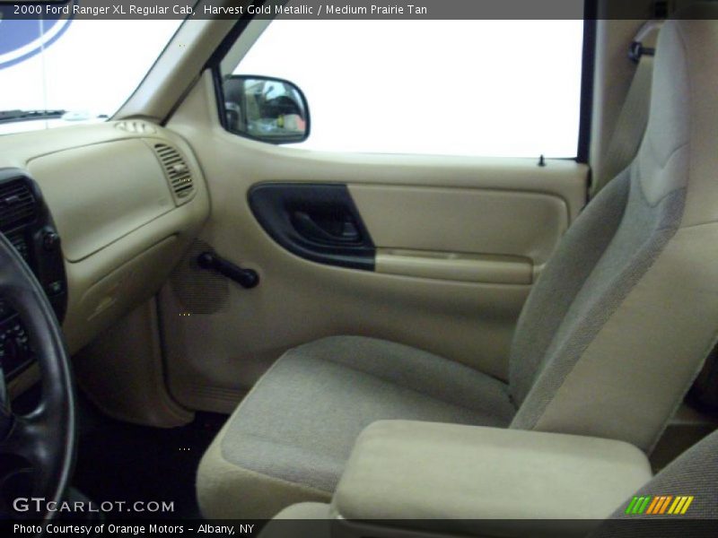 Harvest Gold Metallic / Medium Prairie Tan 2000 Ford Ranger XL Regular Cab