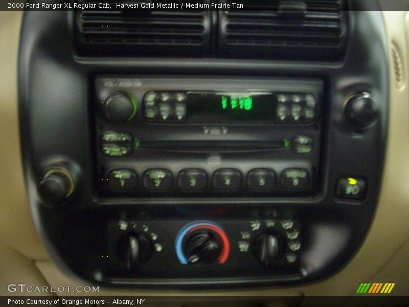 Harvest Gold Metallic / Medium Prairie Tan 2000 Ford Ranger XL Regular Cab