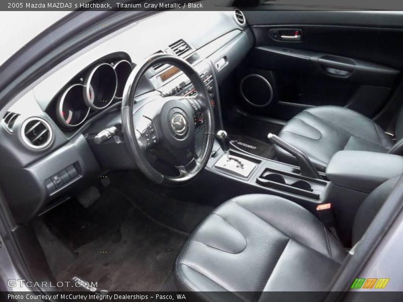 Titanium Gray Metallic / Black 2005 Mazda MAZDA3 s Hatchback
