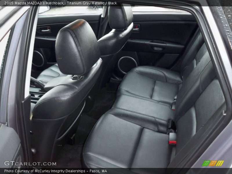 Titanium Gray Metallic / Black 2005 Mazda MAZDA3 s Hatchback