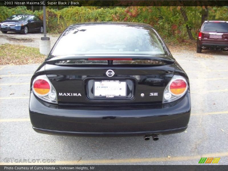 Super Black / Black 2003 Nissan Maxima SE