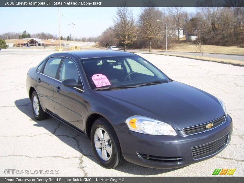 Slate Metallic / Ebony Black 2008 Chevrolet Impala LT