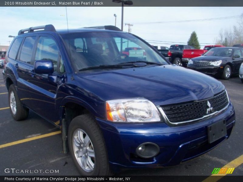 Maizen Blue Pearl / Black 2010 Mitsubishi Endeavor LS