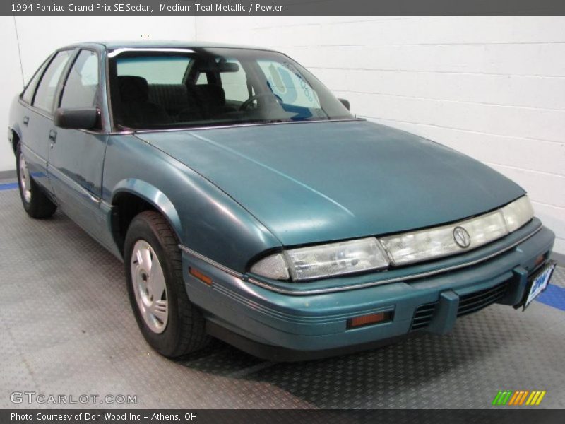 Medium Teal Metallic / Pewter 1994 Pontiac Grand Prix SE Sedan
