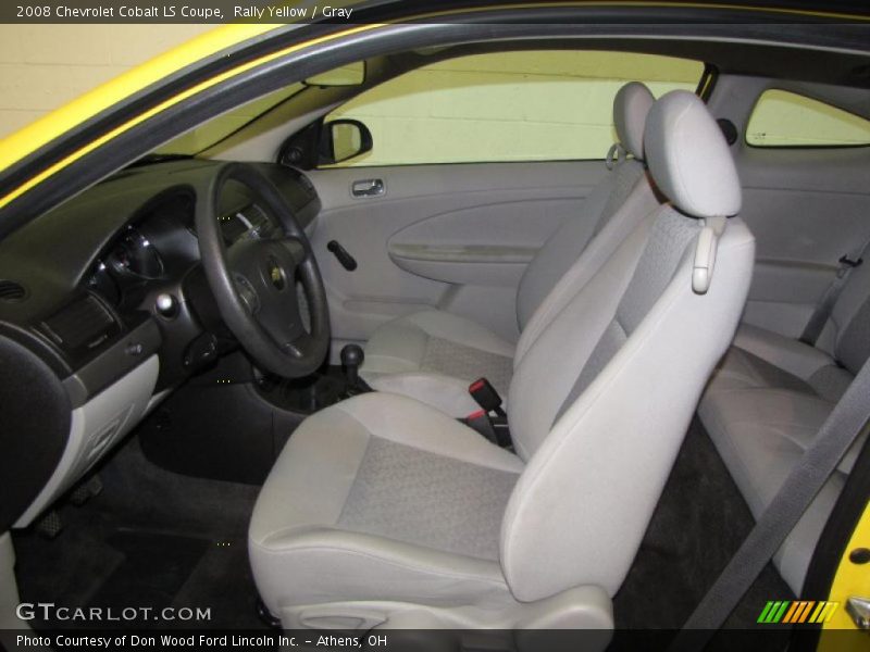 Rally Yellow / Gray 2008 Chevrolet Cobalt LS Coupe