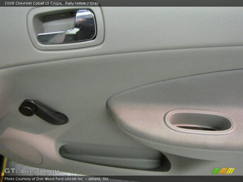 Rally Yellow / Gray 2008 Chevrolet Cobalt LS Coupe
