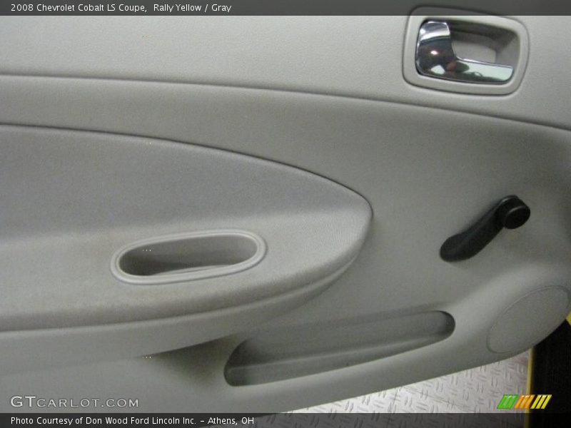 Rally Yellow / Gray 2008 Chevrolet Cobalt LS Coupe