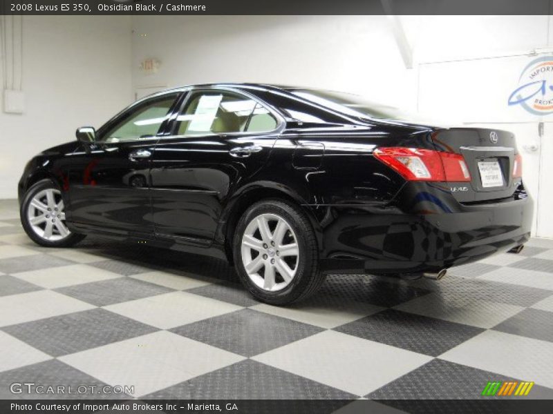 Obsidian Black / Cashmere 2008 Lexus ES 350