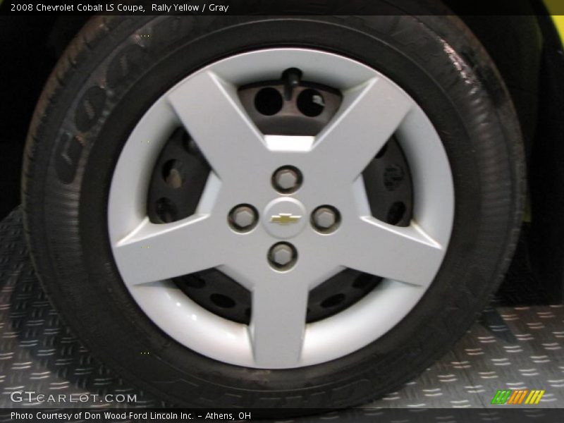 Rally Yellow / Gray 2008 Chevrolet Cobalt LS Coupe