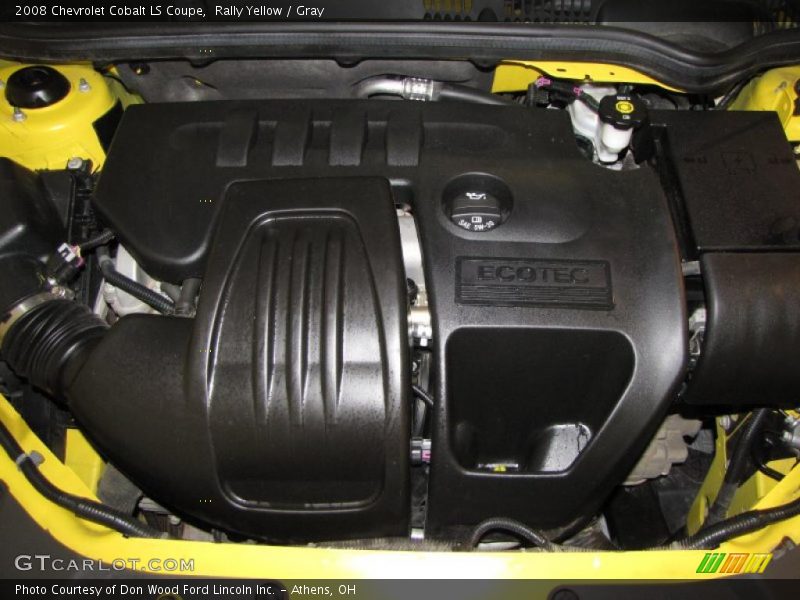 Rally Yellow / Gray 2008 Chevrolet Cobalt LS Coupe