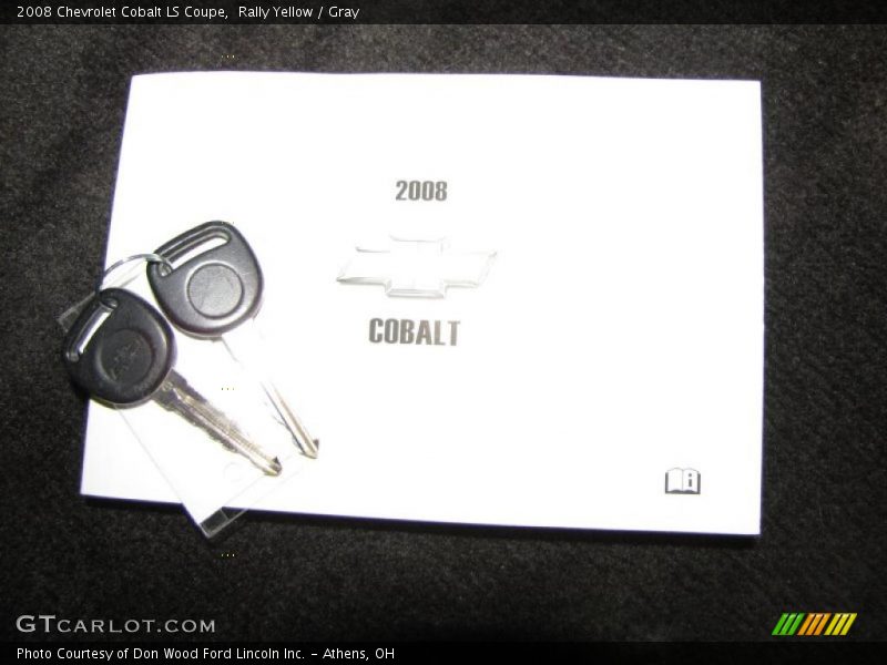 Rally Yellow / Gray 2008 Chevrolet Cobalt LS Coupe
