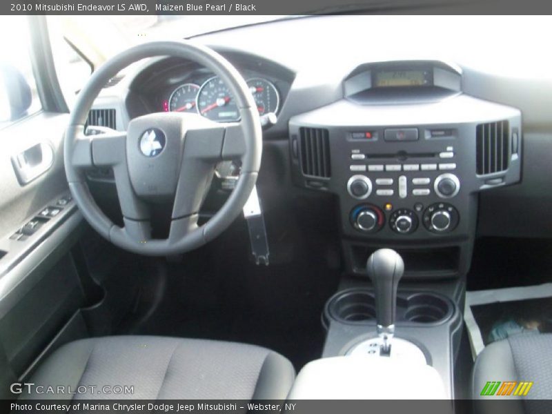 Maizen Blue Pearl / Black 2010 Mitsubishi Endeavor LS AWD