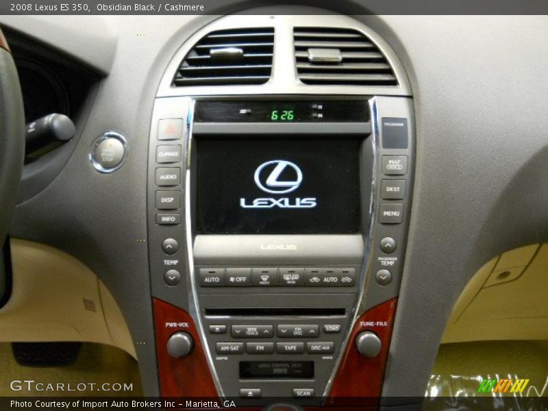 Obsidian Black / Cashmere 2008 Lexus ES 350