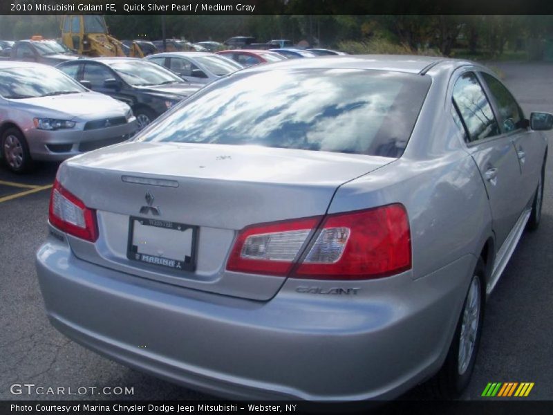 Quick Silver Pearl / Medium Gray 2010 Mitsubishi Galant FE