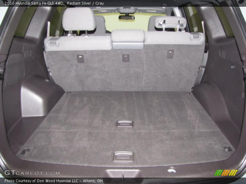 Radiant Silver / Gray 2010 Hyundai Santa Fe GLS 4WD