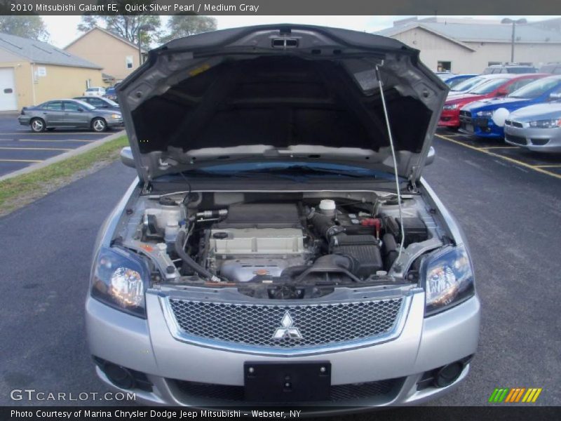 Quick Silver Pearl / Medium Gray 2010 Mitsubishi Galant FE