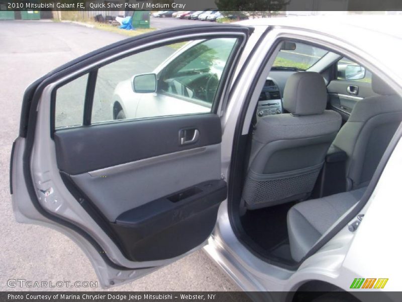 Quick Silver Pearl / Medium Gray 2010 Mitsubishi Galant FE