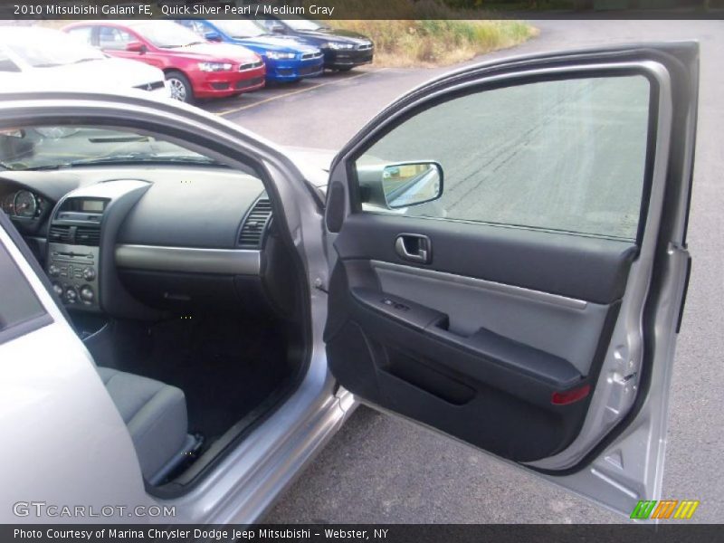 Quick Silver Pearl / Medium Gray 2010 Mitsubishi Galant FE