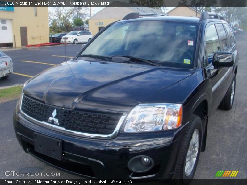 Kalapana Black / Black 2010 Mitsubishi Endeavor LS AWD
